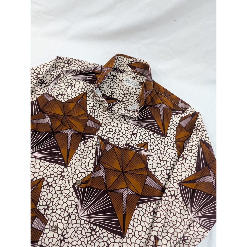 Mens VTG 60s 70s Cross Fashion House Men's Extra Small Heavy Hippie Retro XS
